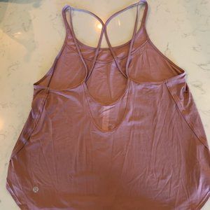 Lululemon Mauve Strappy Tank Top  | Size 8